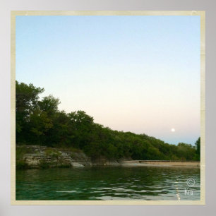 Póster Do "céus alvorecer" em Barton Springs Austin