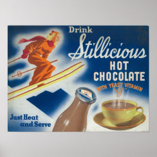 Poster do chocolate quente de Stillicious