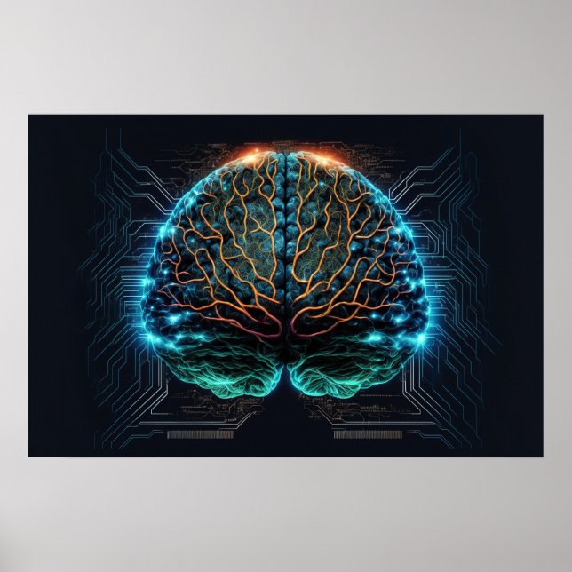 Poster do Ciberbrain para Computador (Frente)