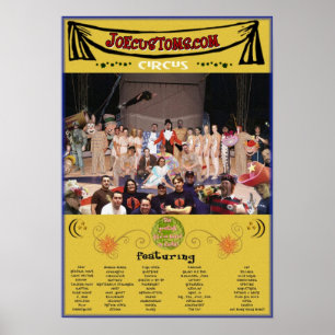 poster do circo do engodo de JoeCustoms.com