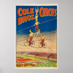 Poster do circo dos irmãos do Cole