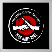 Poster do Clube de Artes Marciais