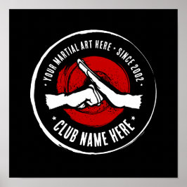 Poster do Clube de Artes Marciais