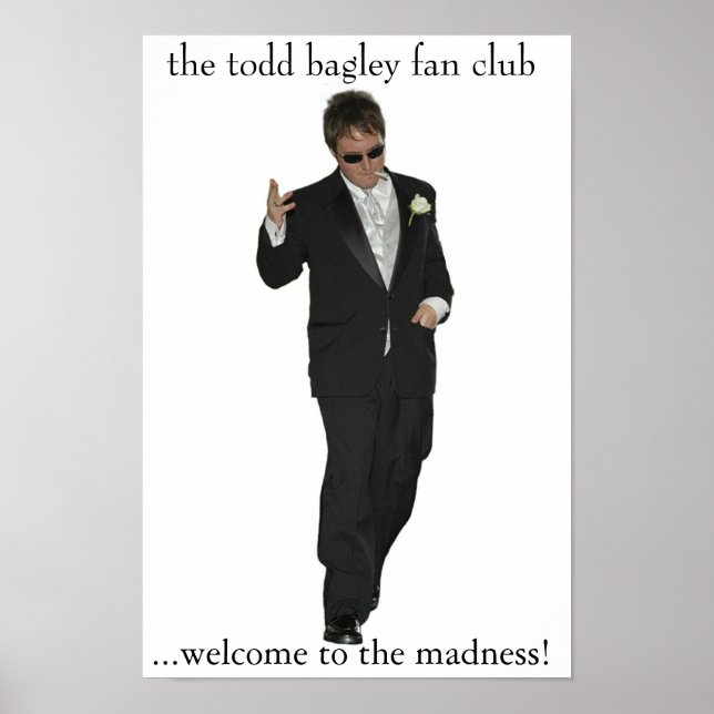 poster do clube de fãs do todley bagley (Frente)