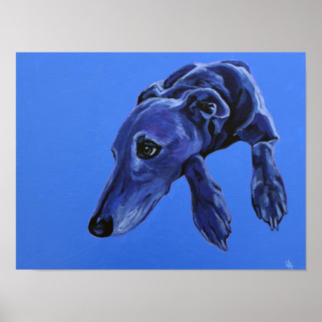 Poster do "Cobalt Daydrey" - cão-mor azul (Frente)