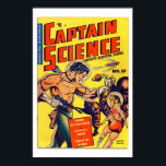 Poster do Cobrir do da revista "Science Vintage"<br><div class="desc">Capitão Science Vintage, Cobrir de Poster de BD. Horror, Sci-Fi, Vintage, Aventura, Perigo. Sinta-se à vontade para personalizar este item de qualquer forma. Você pode girar a imagem ou até mesmo adicionar a sua. Você pode personalizá-lo adicionando ou alterando o texto. Você pode até mudar as cores de fundo e...</div>