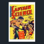 Poster do Cobrir do da revista "Science Vintage"<br><div class="desc">Capitão Science Vintage, Cobrir de Poster de BD. Horror, Sci-Fi, Vintage, Aventura, Perigo. Sinta-se à vontade para personalizar este item de qualquer forma. Você pode girar a imagem ou até mesmo adicionar a sua. Você pode personalizá-lo adicionando ou alterando o texto. Você pode até mudar as cores de fundo e...</div>