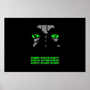 Poster do código binário