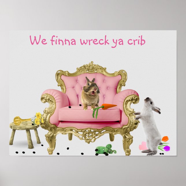 Poster do Coelho Shenanigans (Frente)