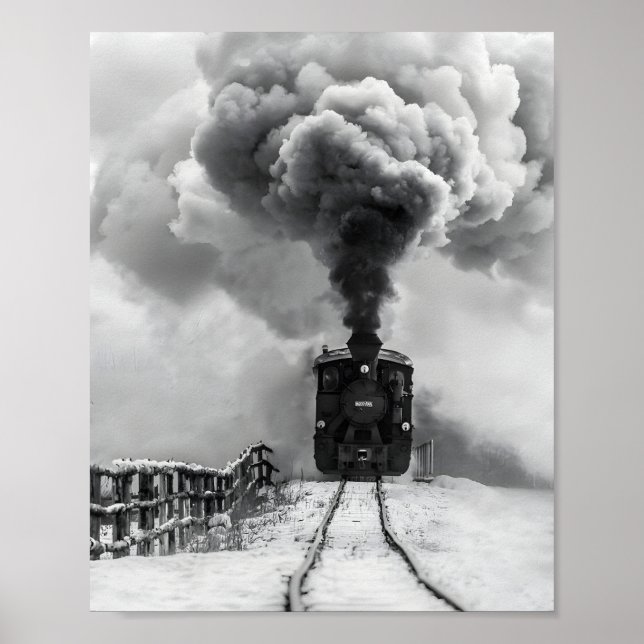 Poster do comboio antigo (Frente)