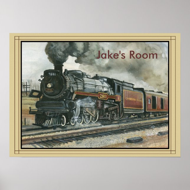 Poster do comboio com fronteira (Frente)