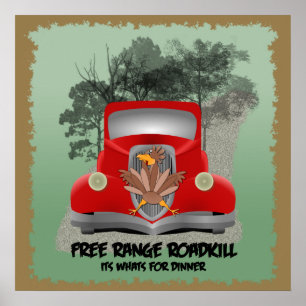 Poster do comensal de Roadkill
