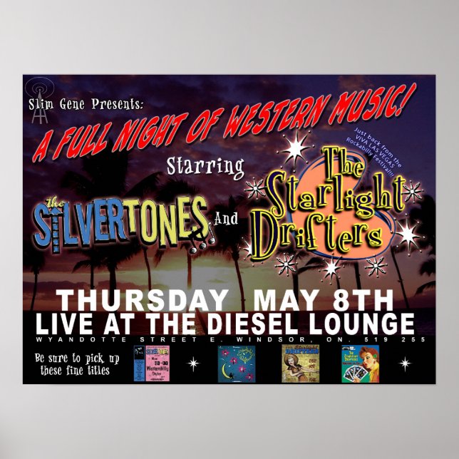 Poster do concerto de reprodução (Frente)