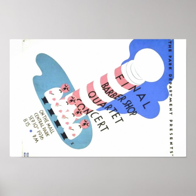 POSTER do concerto do Quarteto Compro de Barber Vi (Frente)