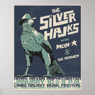 poster do concerto dos S-falcões - afligido