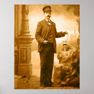 Poster do condutor de trem