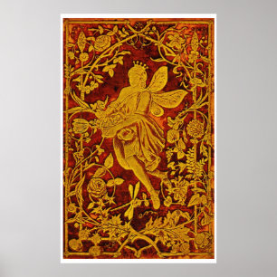Poster do conto de fadas do vintage