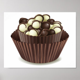 Poster do copo dos chocolates
