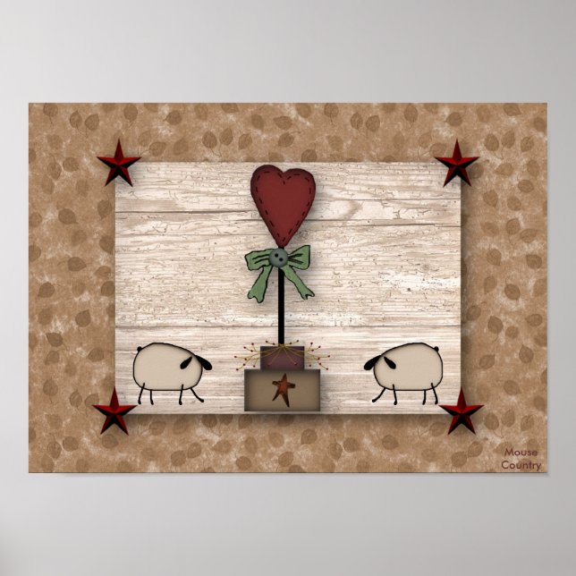 Poster do Coração Tópico (Frente)