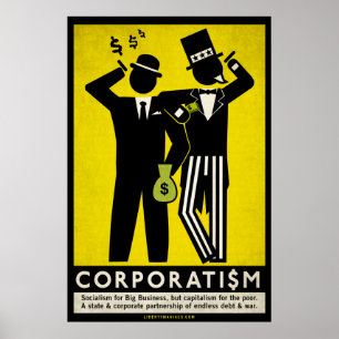 Poster do corporativismo