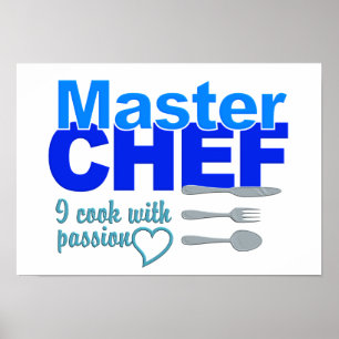 Poster do cozinheiro chefe mestre
