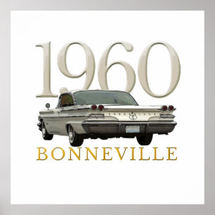 Poster do cupé da cor '60 Pontiac