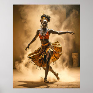 Poster do Dançarino Africano