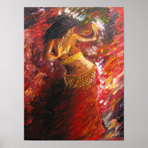 Poster do dançarino de barriga