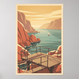 Poster do Deck de Observação da Enseada de Coral E