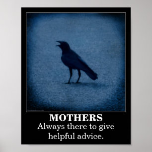 Poster do demotivational do corvo