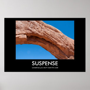 Poster do demotivational do SUSPENSE