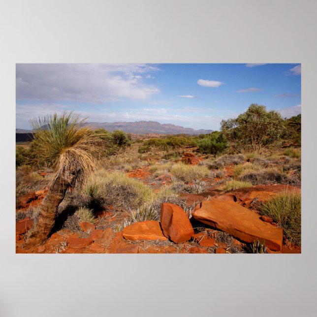 Poster do Deserto do Outback Australiano (Frente)