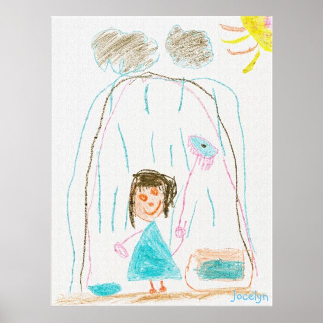 Poster do dia chuvoso de Jocelyn (Frente)