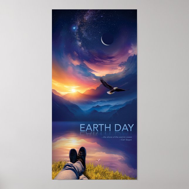 POSTER do Dia da Terra da NASA 2018 (Frente)