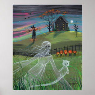 Poster do Dia das Bruxas dos amigos do fantasma