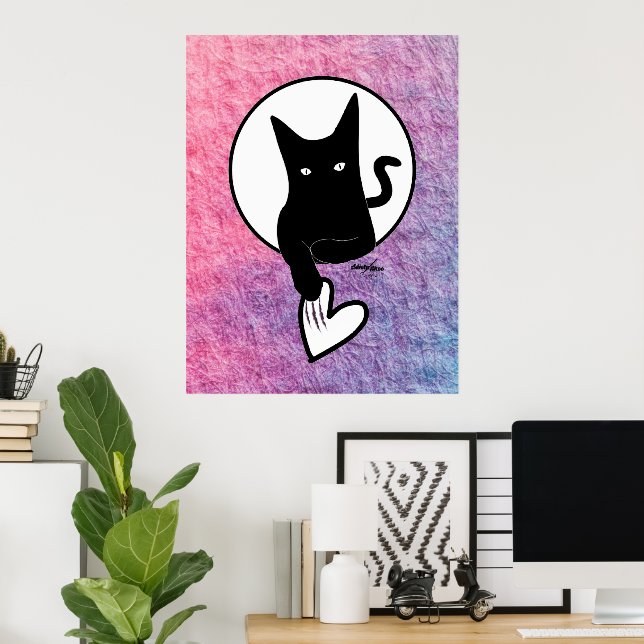 Poster do Dia das Bruxas Rosa pela Poeta Adiela Ak (Escritório em casa)