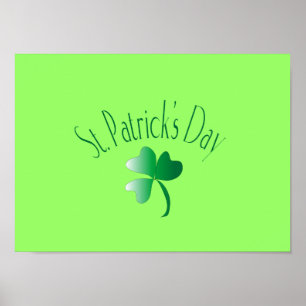 Poster do dia de St Patrick