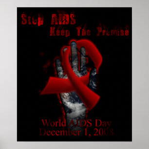 Poster do Dia Mundial do Sida