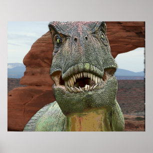 POSTER do dinossauro de Rex do tiranossauro