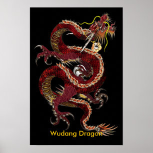 Poster do dragão de Wudang - personalizado