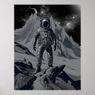 Poster do Dreamscape Retro Astronauta