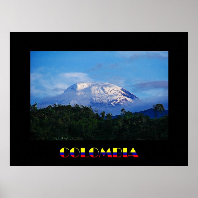 Poster do El Nevado del Tolima Colombia (Frente)