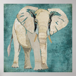 Poster do elefante branco