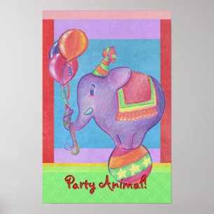 Poster do elefante do partido