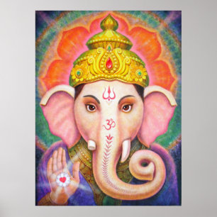 Poster do Elefante Hindu Ganesha