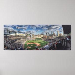 Poster do estádio de basebol