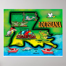 Poster do Estado da Louisiana