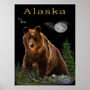 Poster do estado de Alaska
