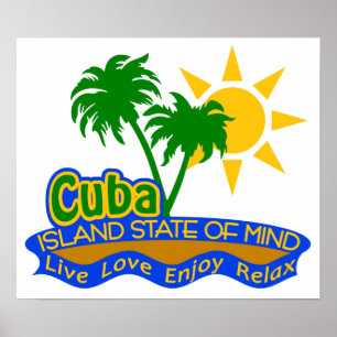Poster do estado de ânimo de Cuba