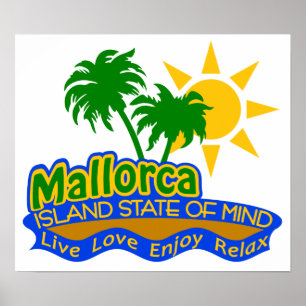 Poster do estado de ânimo de Mallorca